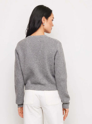 Fifteen Twenty Nae Sequin Cardigan Sweater - Steel