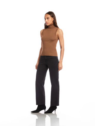 Kelli Turtleneck Sweater - Mocha