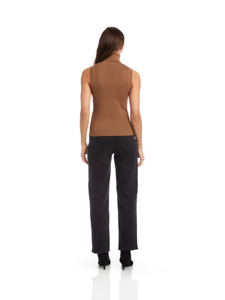 Kelli Turtleneck Sweater - Mocha