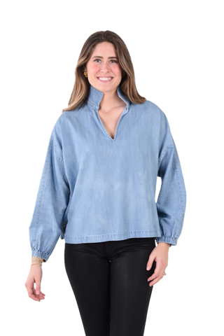 Long Sleeve Poppy - Denim