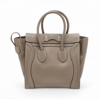 Celine Greige Micro Luggage Shopper