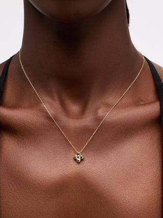 Ana Luisa Flower Necklace Liora Pendant Mini Two Tone