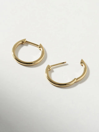 Ana Luisa Lo Slim Endless Hoops - Small - Gold