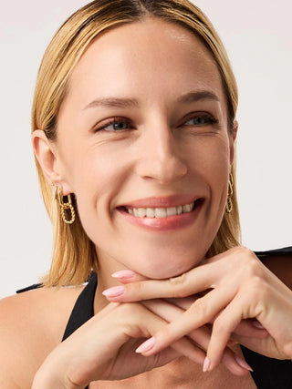 Ana Luisa Rox Mini Hoop - Gold