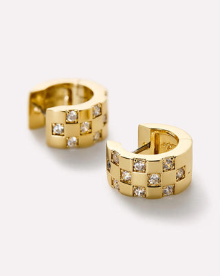 Ana Luisa Eden Hoop Earring - Small - Gold