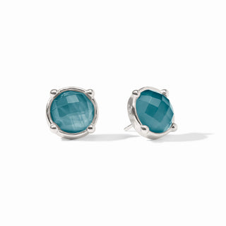 Honey Silver Stud - Iridescent Montana Blue