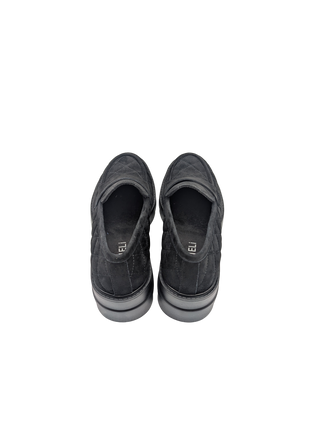 Narda Flat - Black Suede