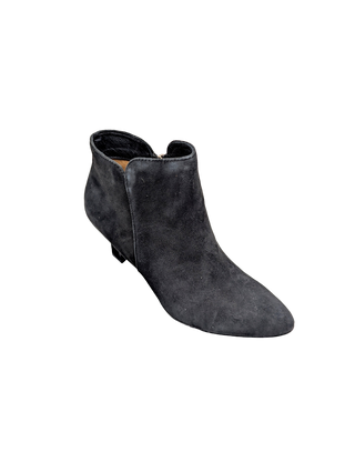 Sasha Suede Heel - Black