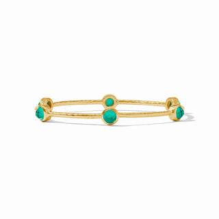 Milano Luxe Bangle - Iridescent Emerald Green