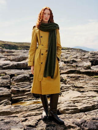 Cashmere Travel Wrap - Thyme Heather