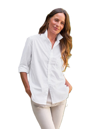 Eileen Button Up Shirt - White