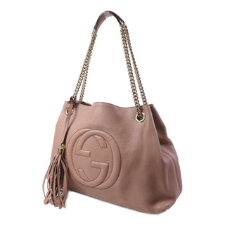 Gucci Soho Chain Tote Medium - Pink
