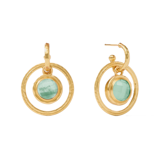 Astor 6-in-1 Charm Earring - Iridescent Aquamarine Blue