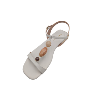 Sona Leather Sandal - Ice