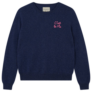 Jumper 1234 C'Est La Vie Crew - Atlantic Deep