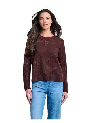 Open for Love Sweater - Chocolate