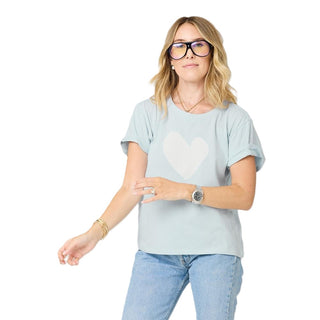 Suke Tee Imperfect Heart - Sea Salt Cream