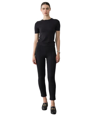 Ripley Rader Ponte Knit Slim Leg Pant - Black