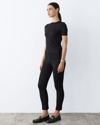 Ripley Rader Ponte Knit Slim Leg Pant - Black