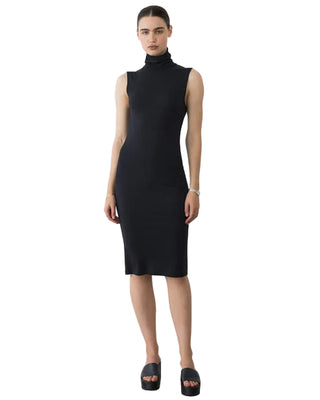 Ripley Rader Tank Midi Turtleneck Dress - Black