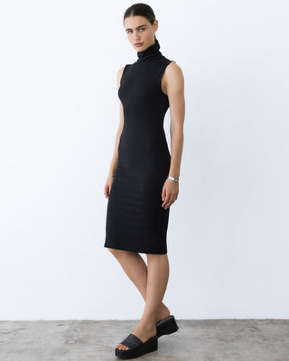 Ripley Rader Tank Midi Turtleneck Dress - Black