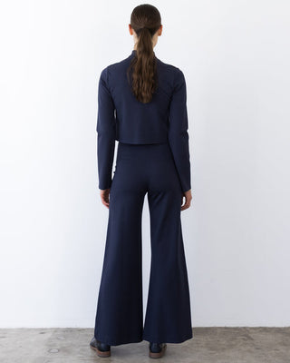 Ripley Rader Ponte Knit Mock Turtleneck - Navy