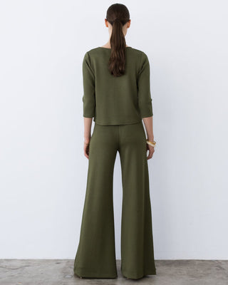 Ripley Rader Scuba Standard Wide Leg Pant - Olive