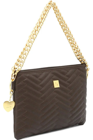 Think Royln Almost Famous - Moto Quilting/Espresso Leather