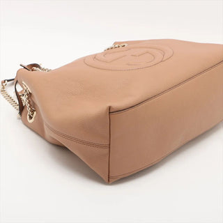 Gucci Tan Soho Chain Tote Medium