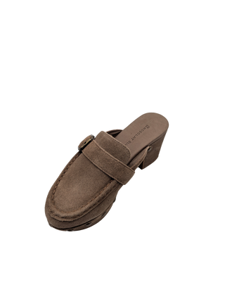 Genni Heel - Toffee Suede