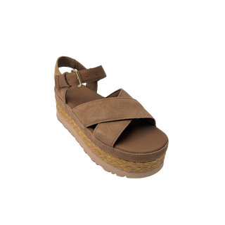 Aubrey Ankle Strap - Chestnut