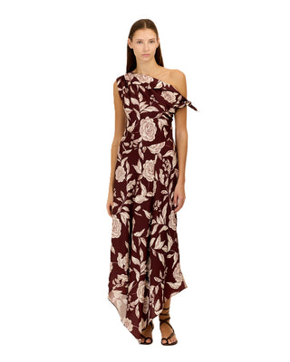 Loretta Dress - Deep Redwood