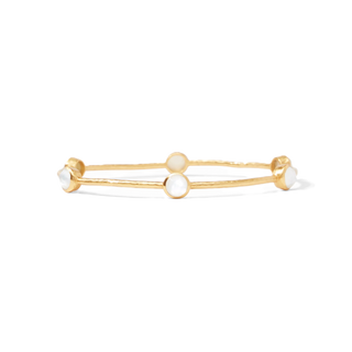Milano Luxe Bangle - Iridescent Clear Crystal