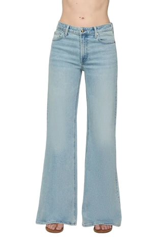 Pistola Vivian Med Rise Wide Leg - Sea Haze