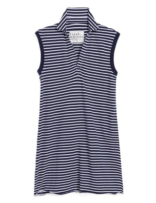 Mini Lily Polo Dress - Yacht Stripe