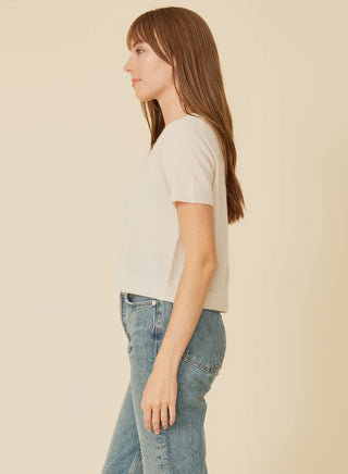 Kadri Cashmere Tee - Ivory