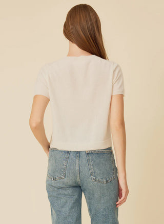 Kadri Cashmere Tee - Ivory