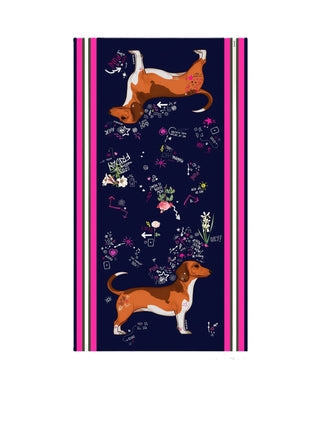 Dachshund Scarf - Multi