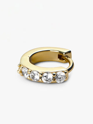Suzanne Huggie Hoop - Gold