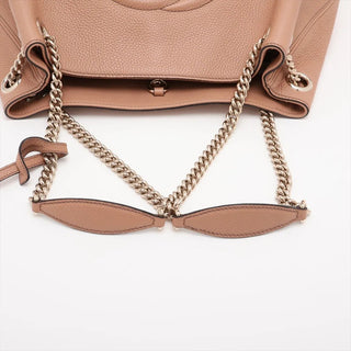 Gucci Beige Soho Chain Tote Medium