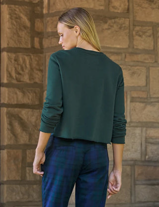 Frank & Eileen Jackie Sweatshirt Cardigan - Pine
