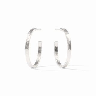 Crescent Hoop M - Silver