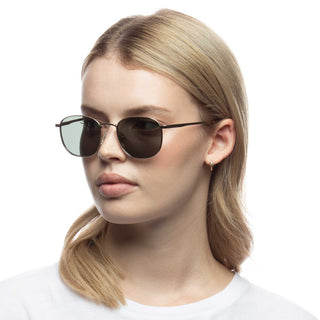 Le Specs Neptune Deux - Gold/Khaki Polarized