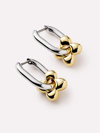 Ana Luisa Flower Earrings - Cassia Hoops