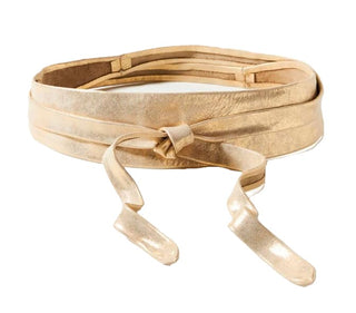 Midi Wrap Belt - Gold