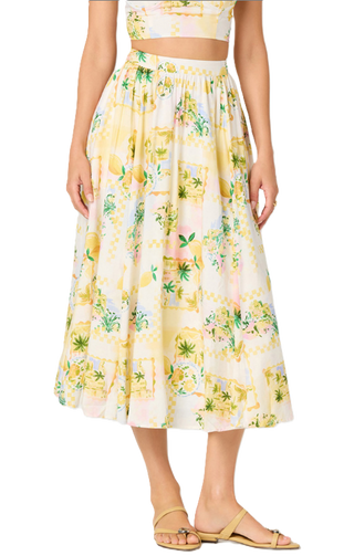 Kaleigh Skirt - Lemon Paradise