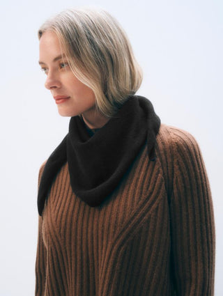 Cashmere Neckerchief - Black