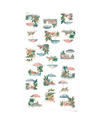 Beach Lounging Scarf - Multi