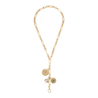 Chrystie Charm Necklace - Gold