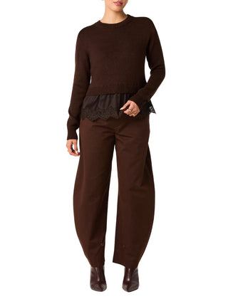 Astr Juliette Sweater - Brown
